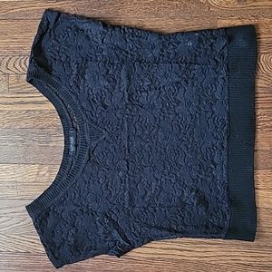 Black Lace cropped top